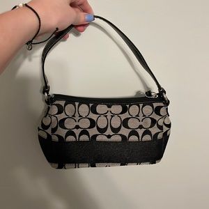 Black COACH Shoulder Purse